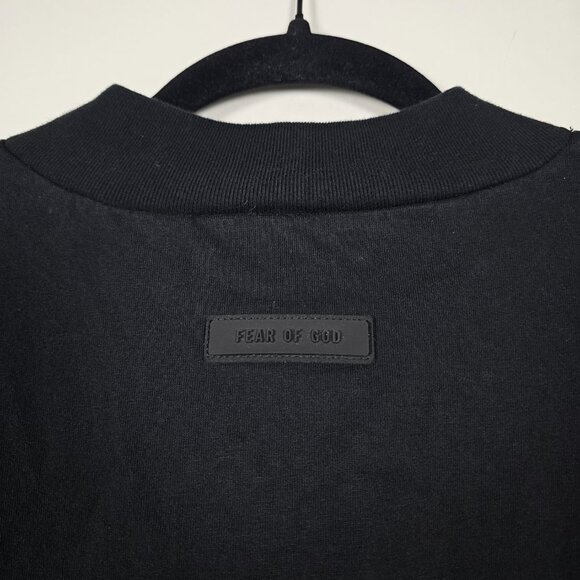 Essentials Fear Of God Oversized Mens XL Short Sleeve Black T Shirt - Picture 3 of 9